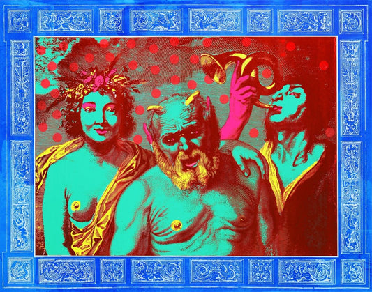 Fools (blue frame)- Original - THE CHRISTIAN