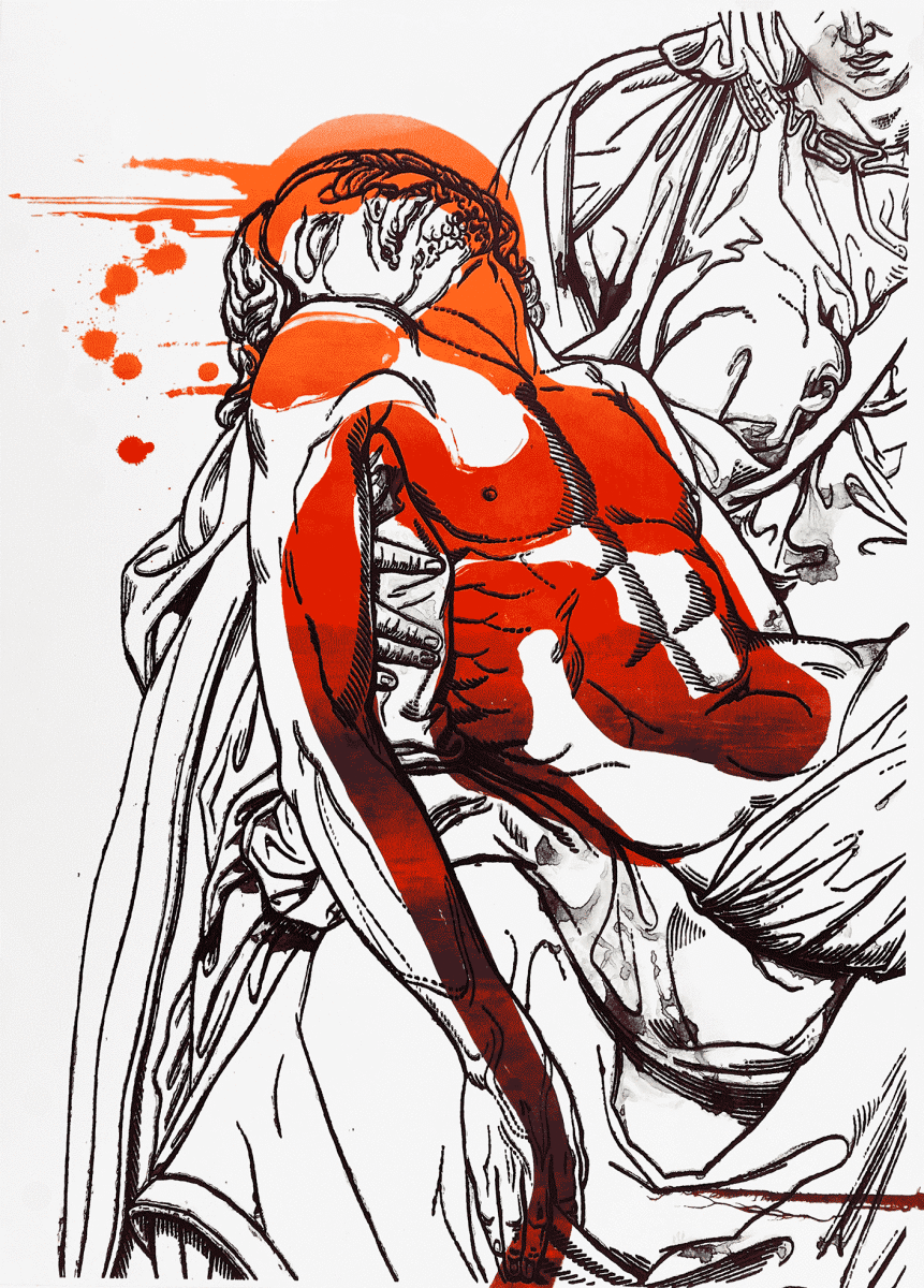 La Pietà (deep orange) - THE CHRISTIAN